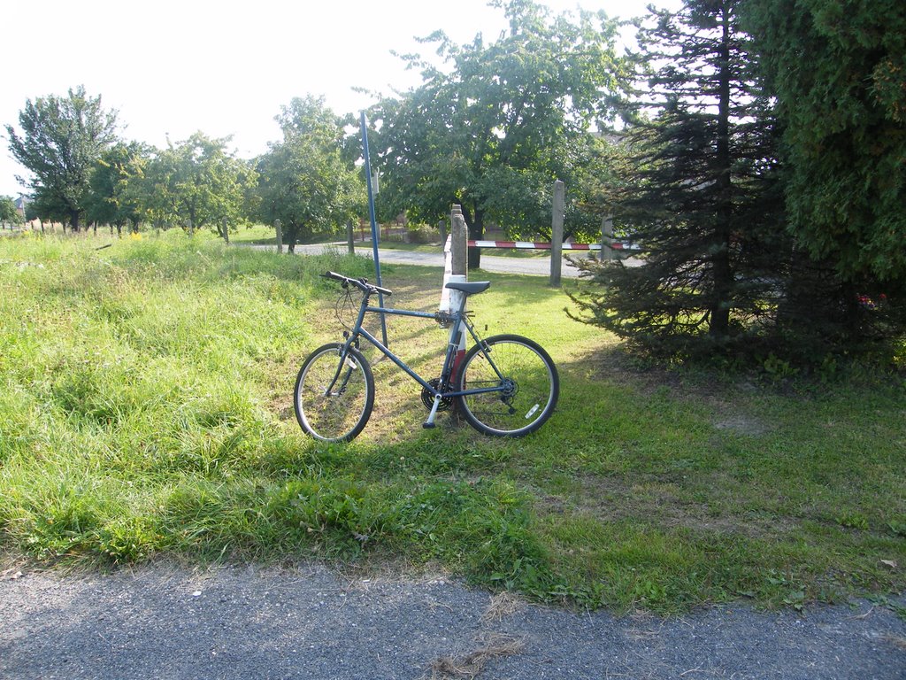 Official Border Boundary (My Bicycle Positioned Between Two Countries) by d4nn7b