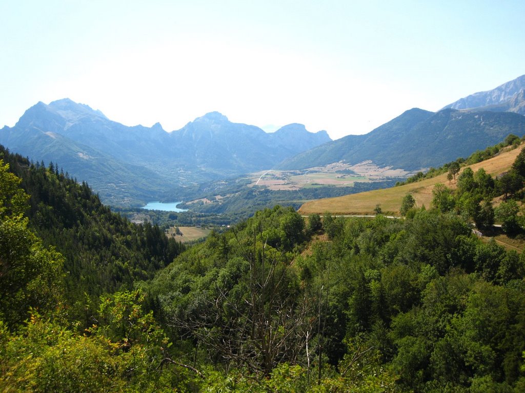 Col de Parquetout, vue sur le Lac du Sautet (rs) by booh