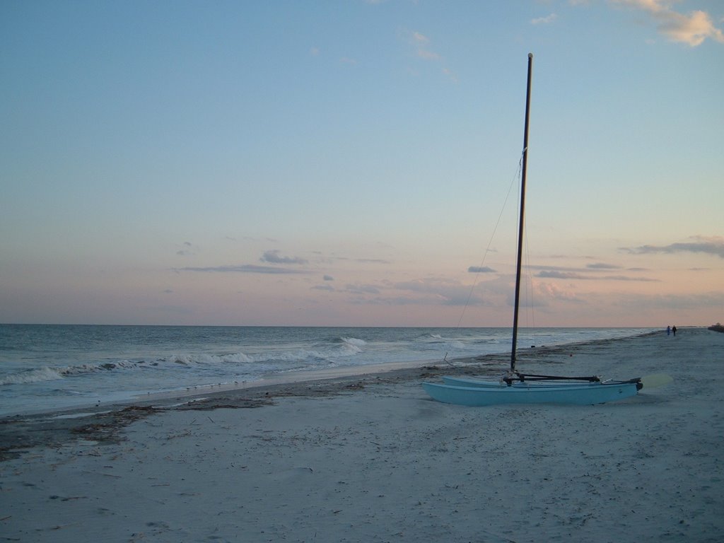 Apr 2006 - Charleston, South Carolina. Twilight over the Atlantic Ocean from Folly Beach. by BRIAN ZINNEL