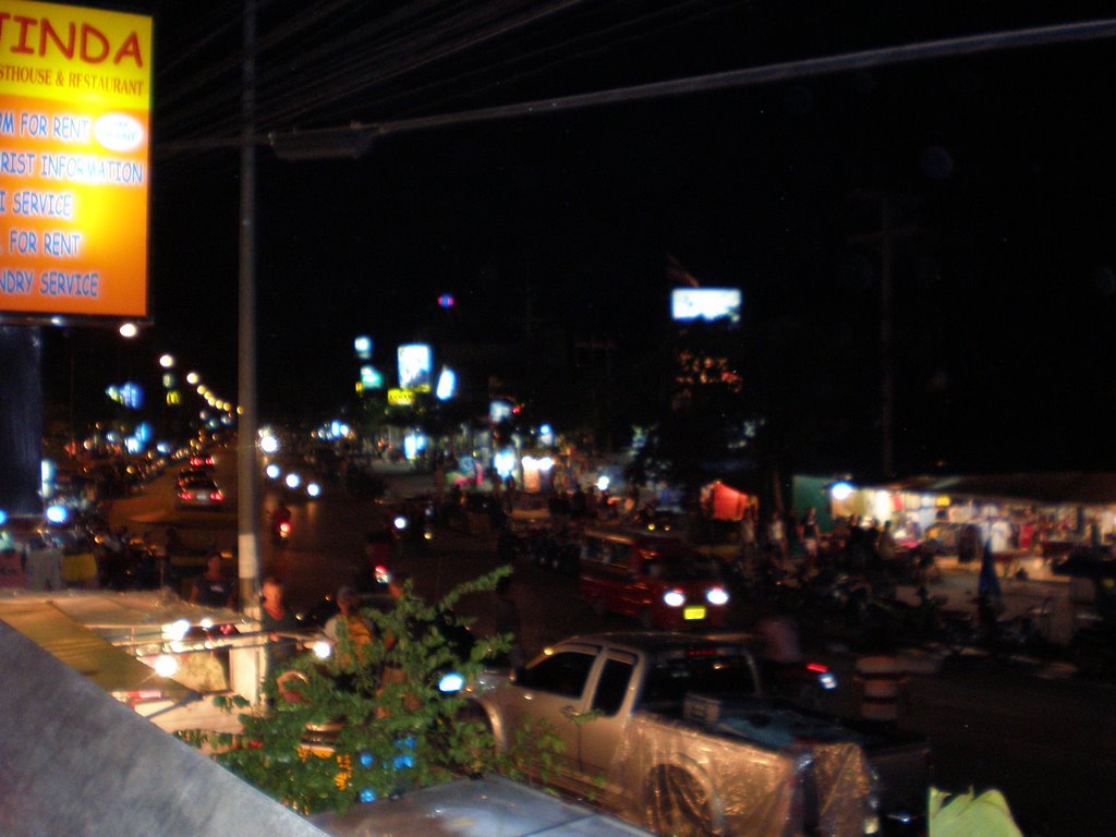 Ao Nang, Krabi by night by HeidiH