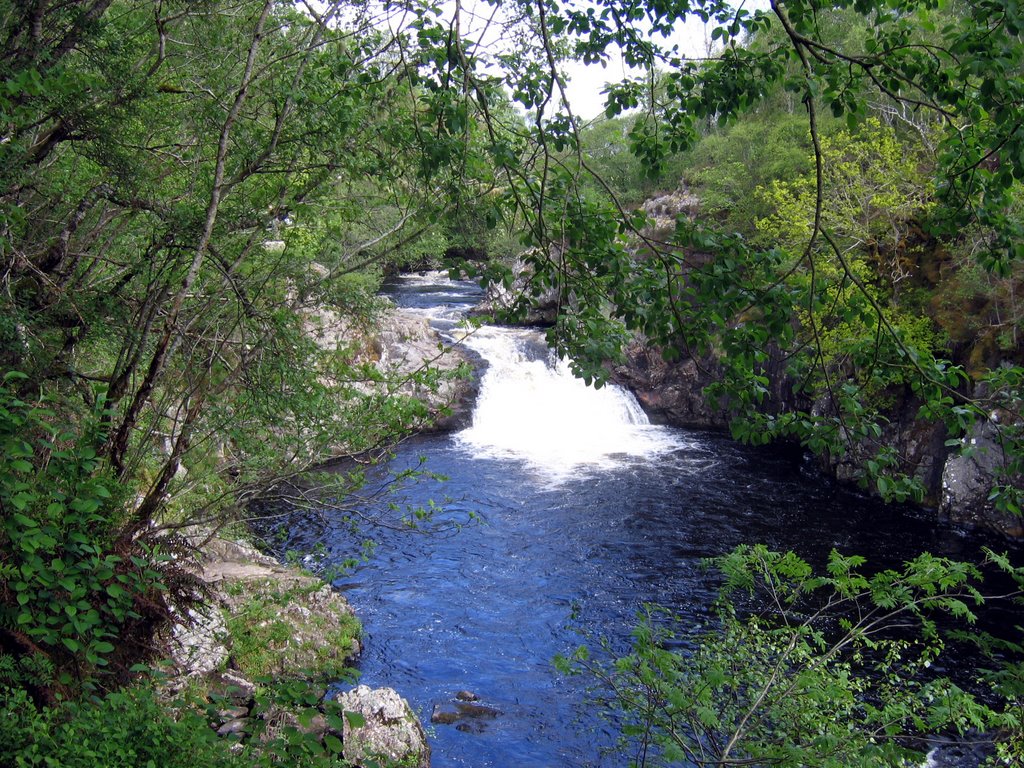 Falls of Shin Scotland by Calroy