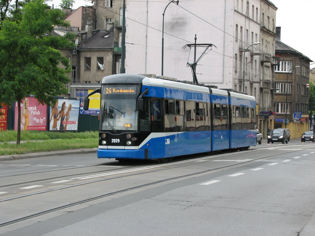 Tram, Starowiślna, Krakow by Maarten Outlet