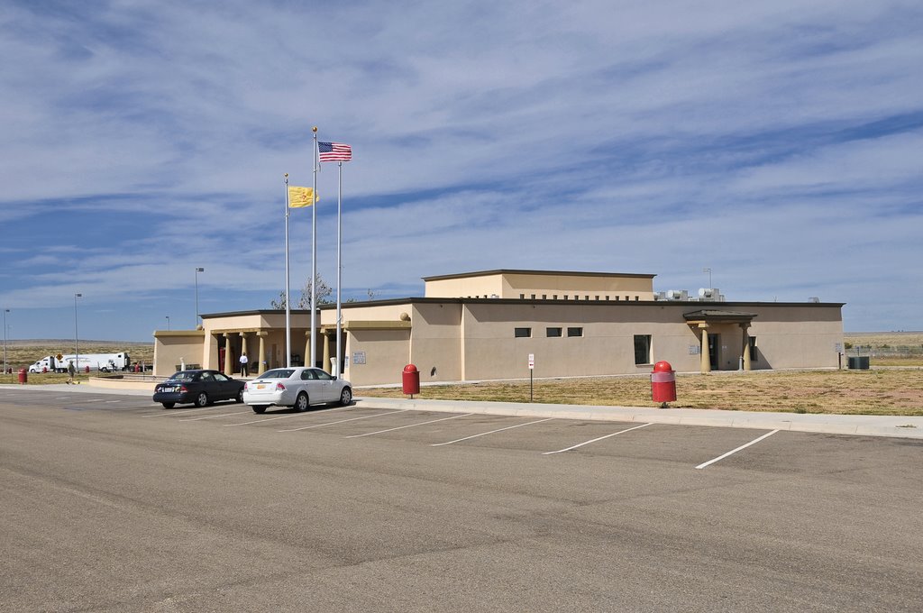 The New Mexico Welcome Center on I-40 by Fred Henstridge