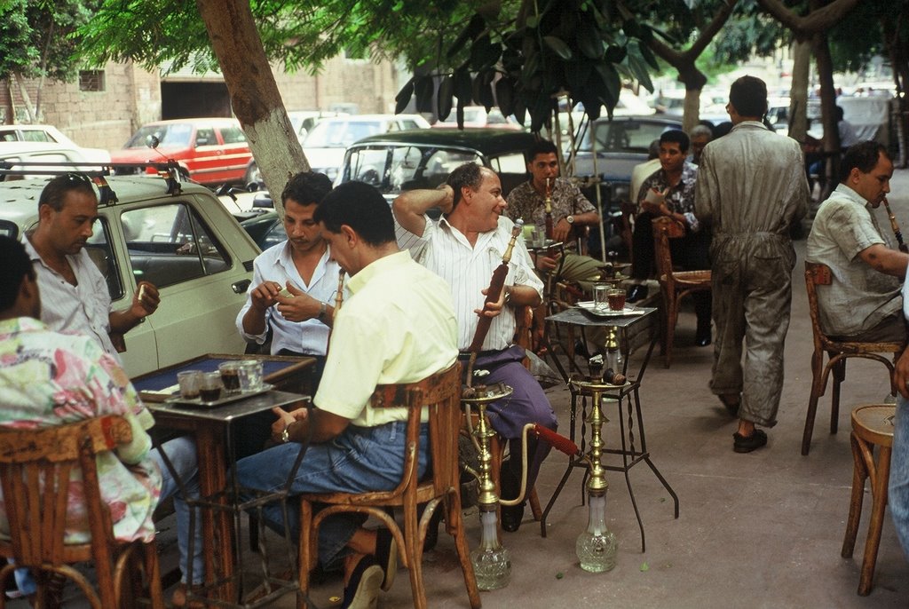 Shisha and back gammon by Jan Hasselberg