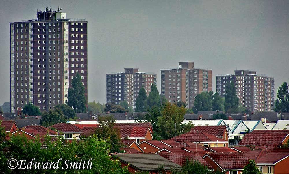 Eccles Tower Blocks by Edward Smith