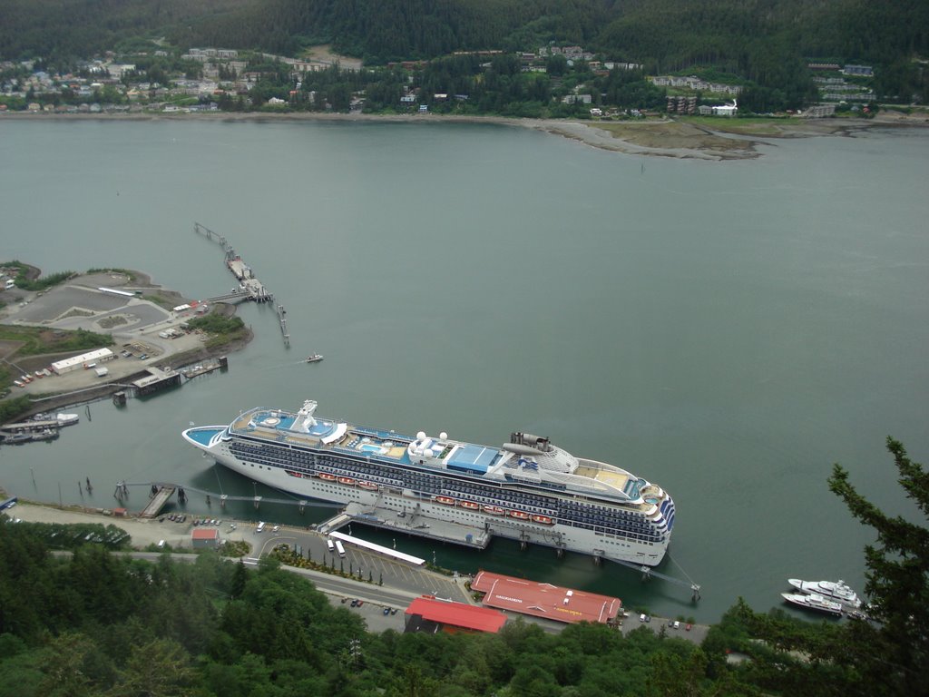 Princess cruise ship, Juneau, Alaska by lauriejean