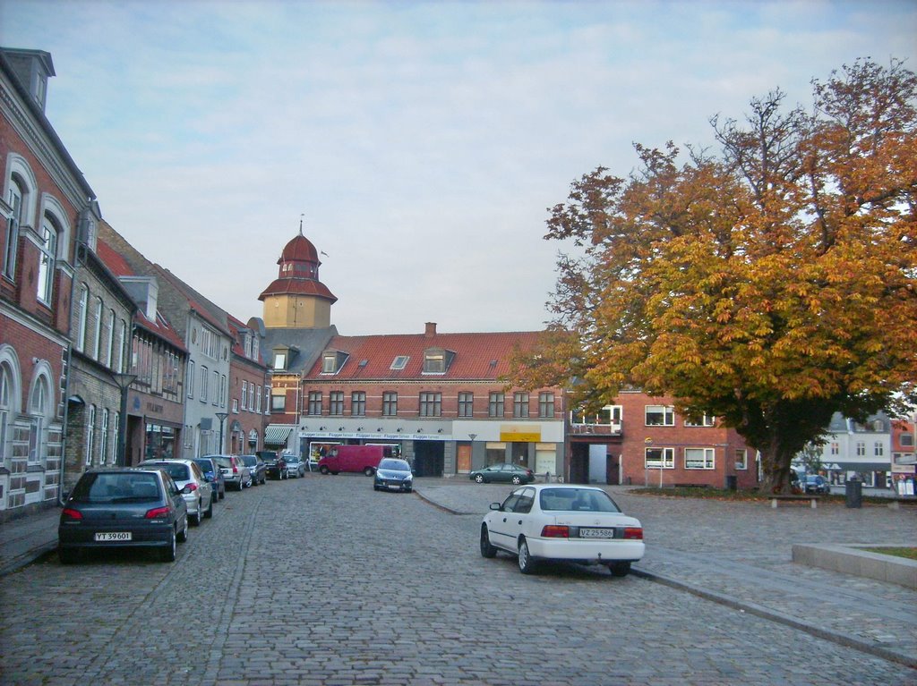 Der Wasserturm von Nykøbing F ist von fast überall zu sehen by mariogenexgode