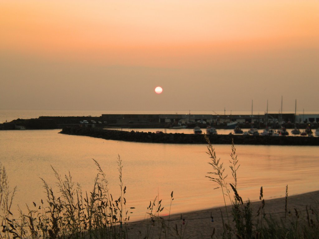 Sunset @ Portrush Harbour by Katie Russell