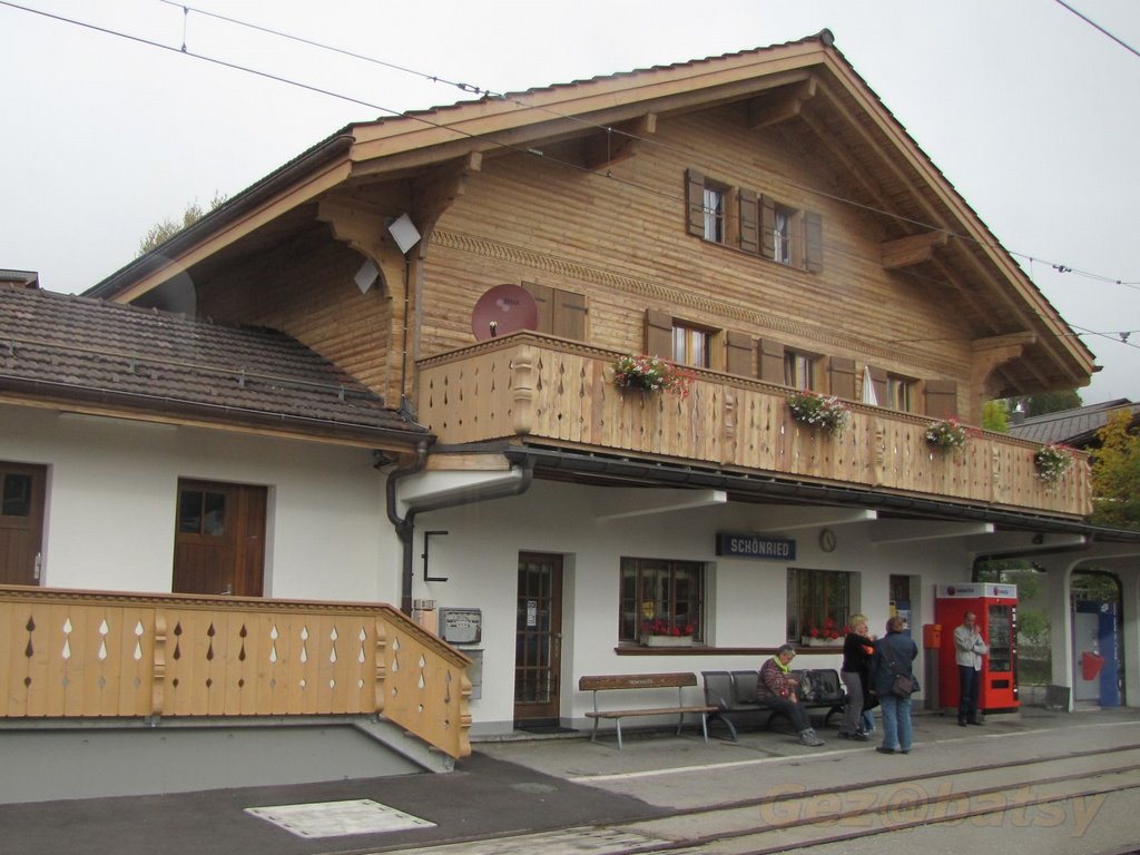 Schönried Railway Station, Ch by Gez@ batsy