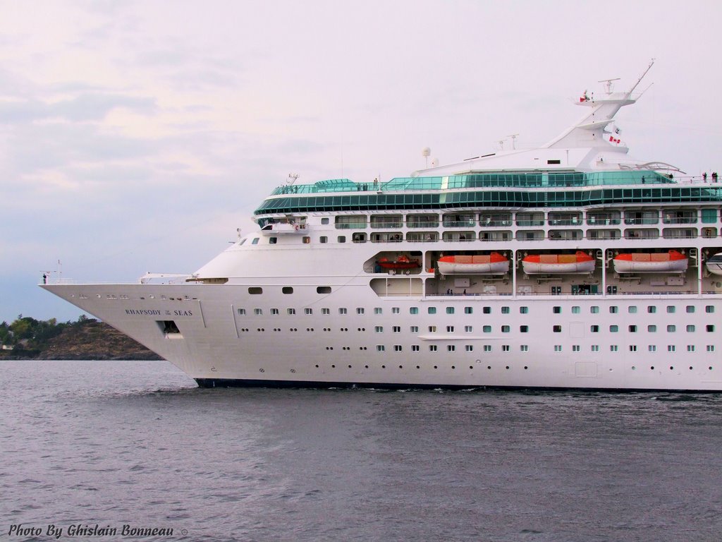 2008-09-20-23-CRUISE SHIP RHAPSODY OF THE SEAS LEAVING VICTORIA B.C.-(More Photos on My Website at gbphotodidactical.com) by GHISLAIN BONNEAU