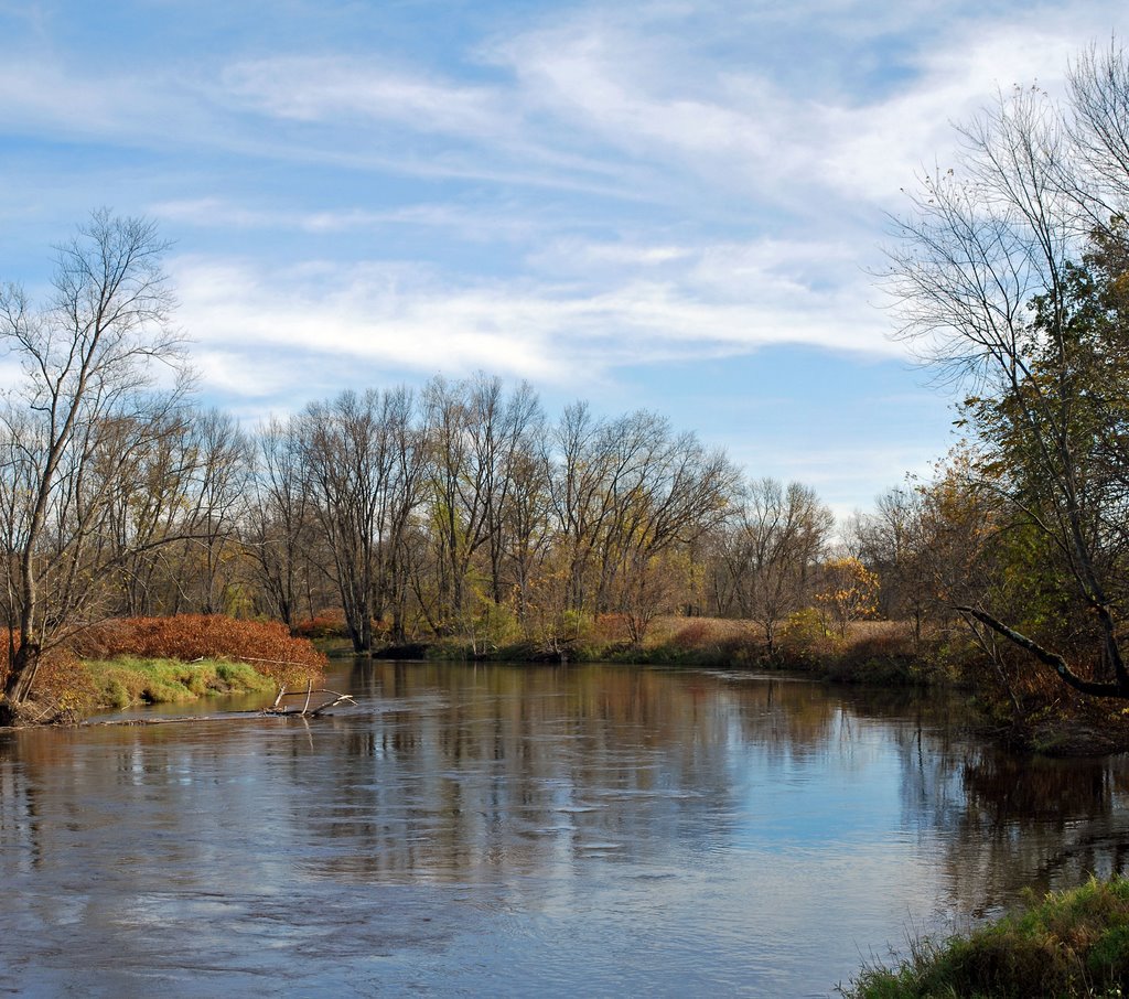 Fall Housatonic River by Fred Harwood