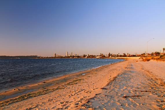 Beach Looking Towards The City by EOS20