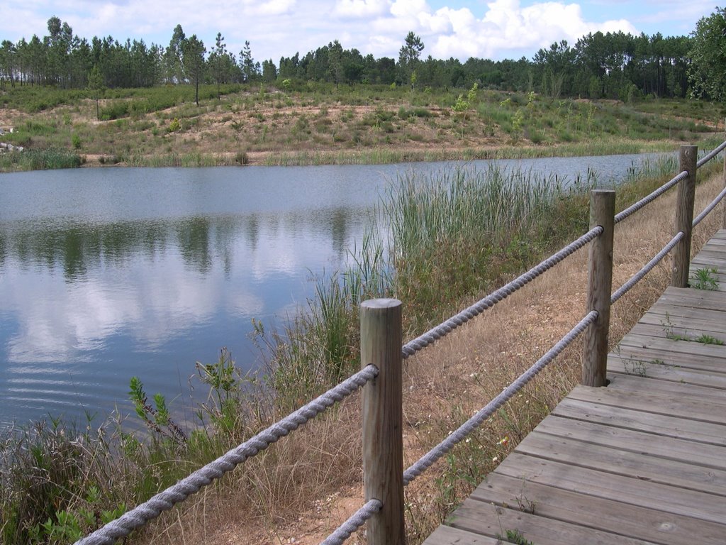 Abrantes - Parque Urbano de S. Lourenço vista sobre o Lago by Pedro Martinho