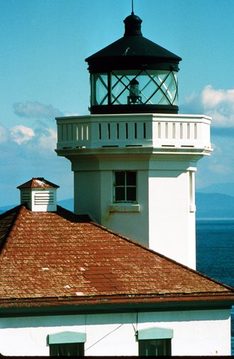 Lime Kiln Point Lighthouse, WA 1986©Pat Hathaway caviews.com by Mr. Pat Hathaway