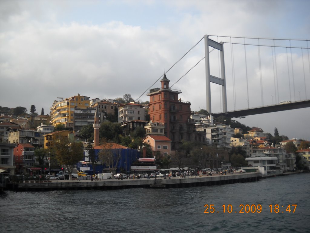 Fatih Sultan Mehmet bridge - european side by Dr.Azzouqa