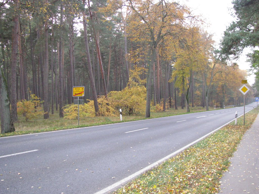 Ortsausgang Wesenberg by gpsloggger