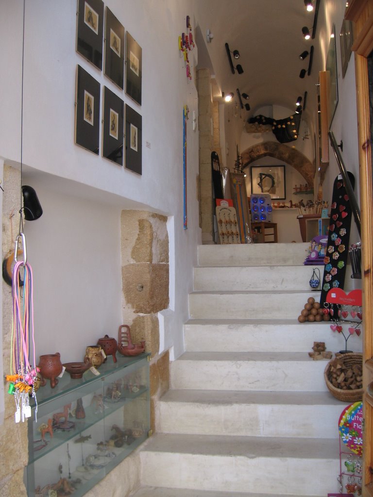 Chania. Small shops street. by Erglis V