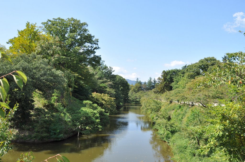 Ueda Castle, North Moat 上田城 北側堀 (2009.09.26) by k.takita