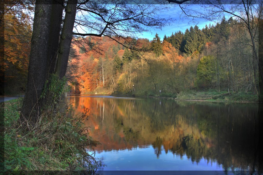 Herbst an der Flöha HDR by agrimmer