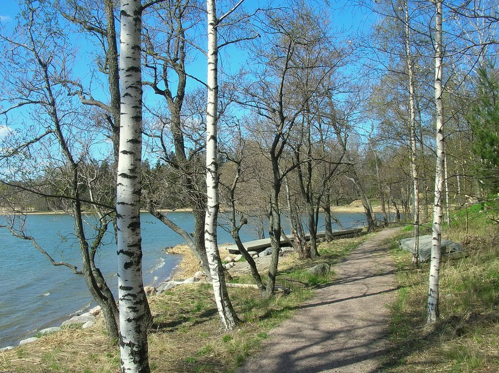 Path by the waterfront by Petteri Kantokari