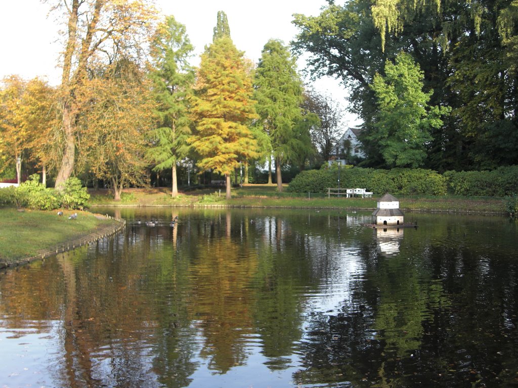 Holzhausen...kurpark by f.h ehrenberger germany