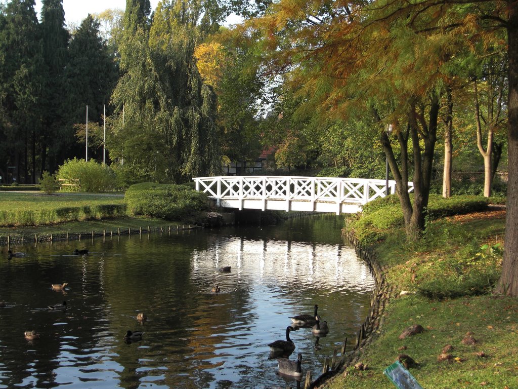 Holzhausen...kurpark by f.h ehrenberger germany