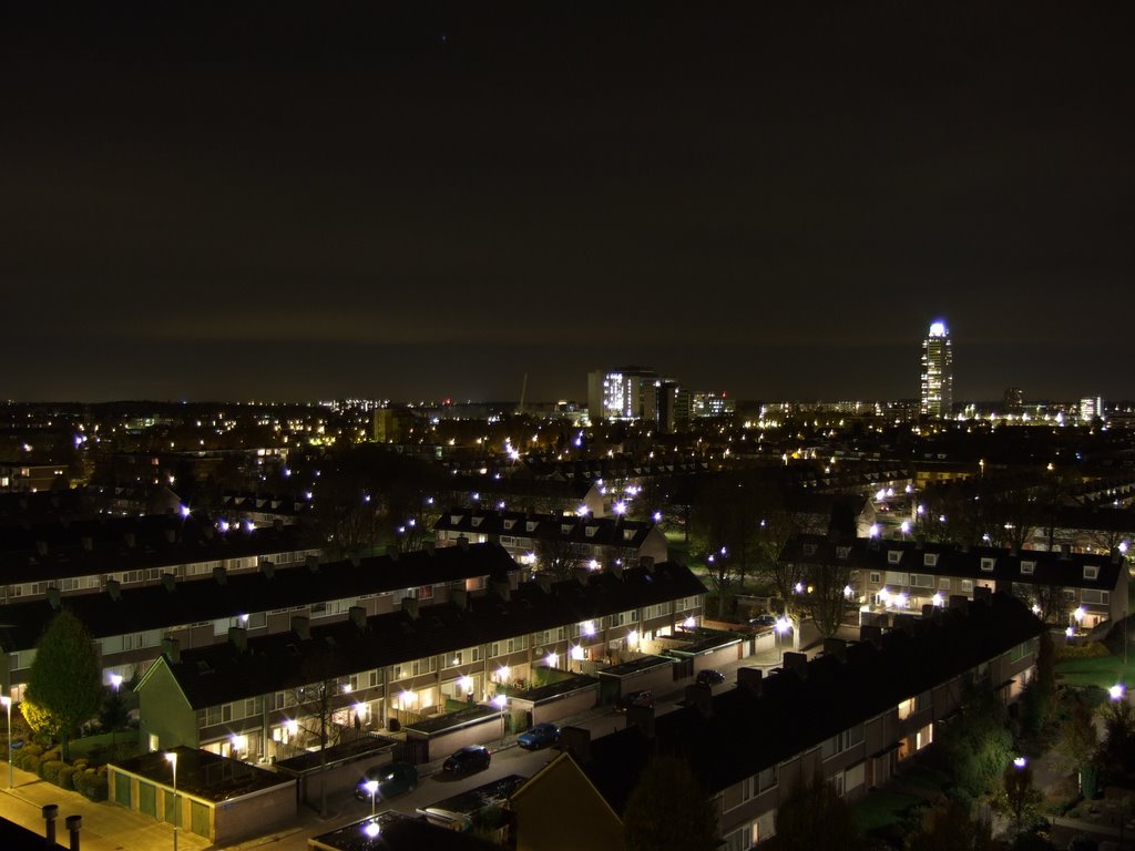 Night over Eindhoven by Peter Roesink