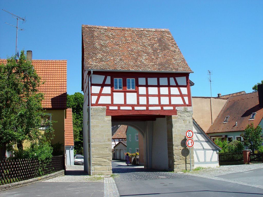 Markt Einersheim Tor by Senkbeil