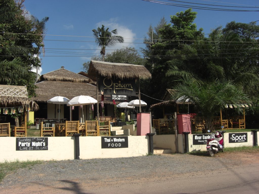 Opium Bar, Long Beach, Ko Lanta by Doffcocker