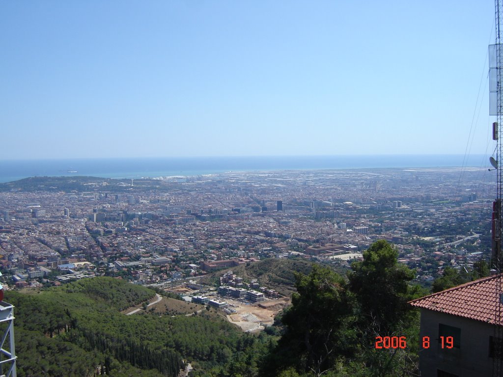 Panorámica de Barcelona desde el Tibidabo by Alberto Pereira Fern…