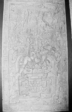 Lid of Pakal sarcophagus by Jesus Wong