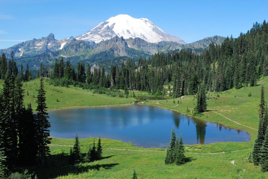 Tipsoo Lake by C. Harmon