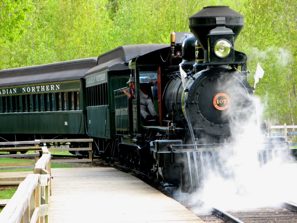 Fort Edmonton Park Train by jstaszuk