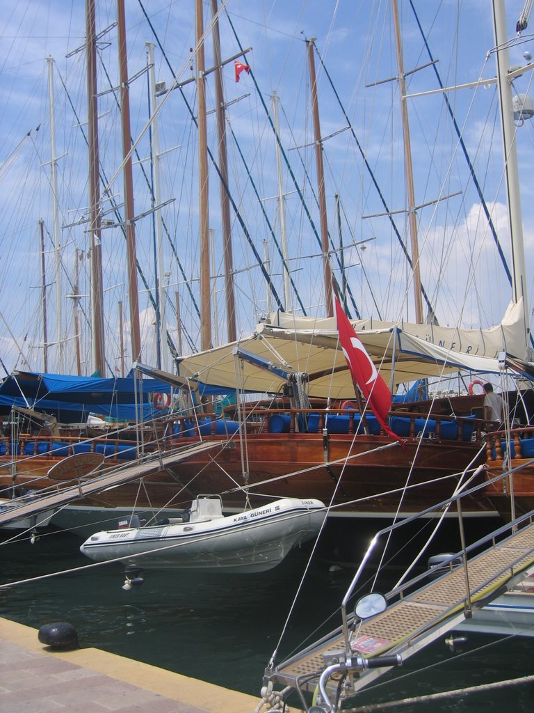 Boats in Bodrum by Ad Antonisse