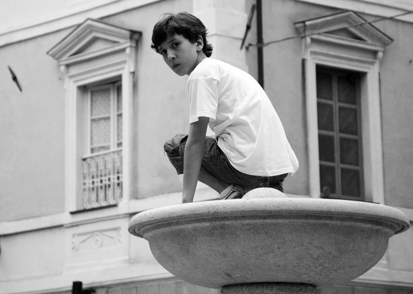 Playing on the fountain by © Franco Truscello