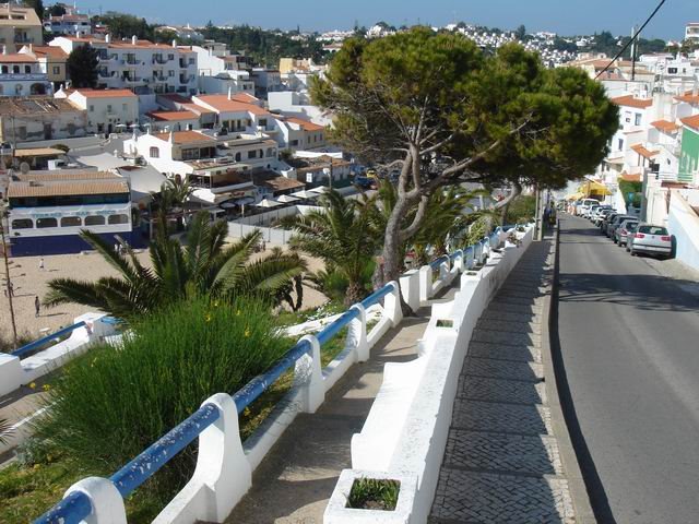 Carvoeiro cliff road by Castello House at Ca…