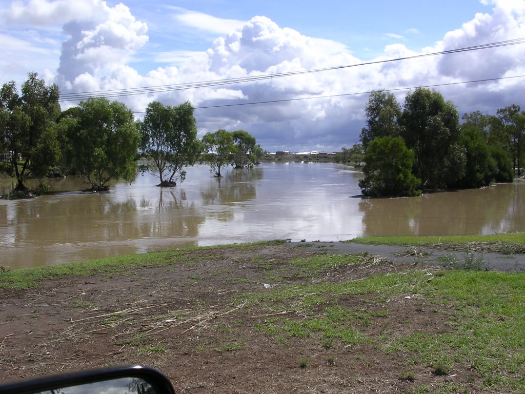 Skeleton Creek In Flood 3/2/2005 by Peter O