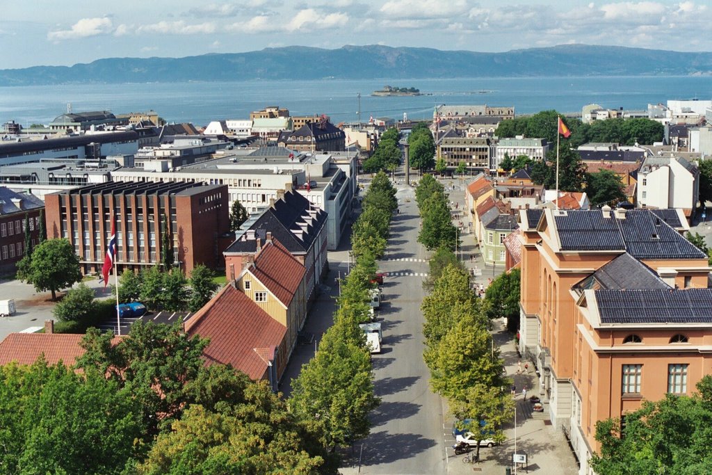 Trondheim view toward north by Jan Erik Kofoed