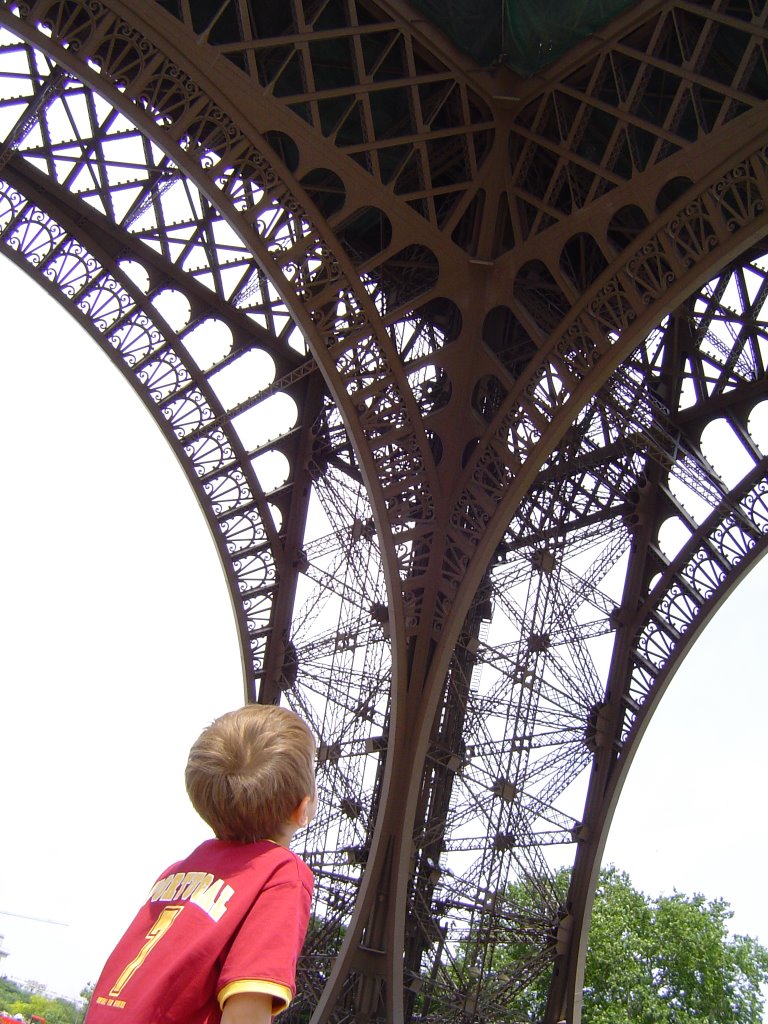 J at th Eiffel Tower by peggsy