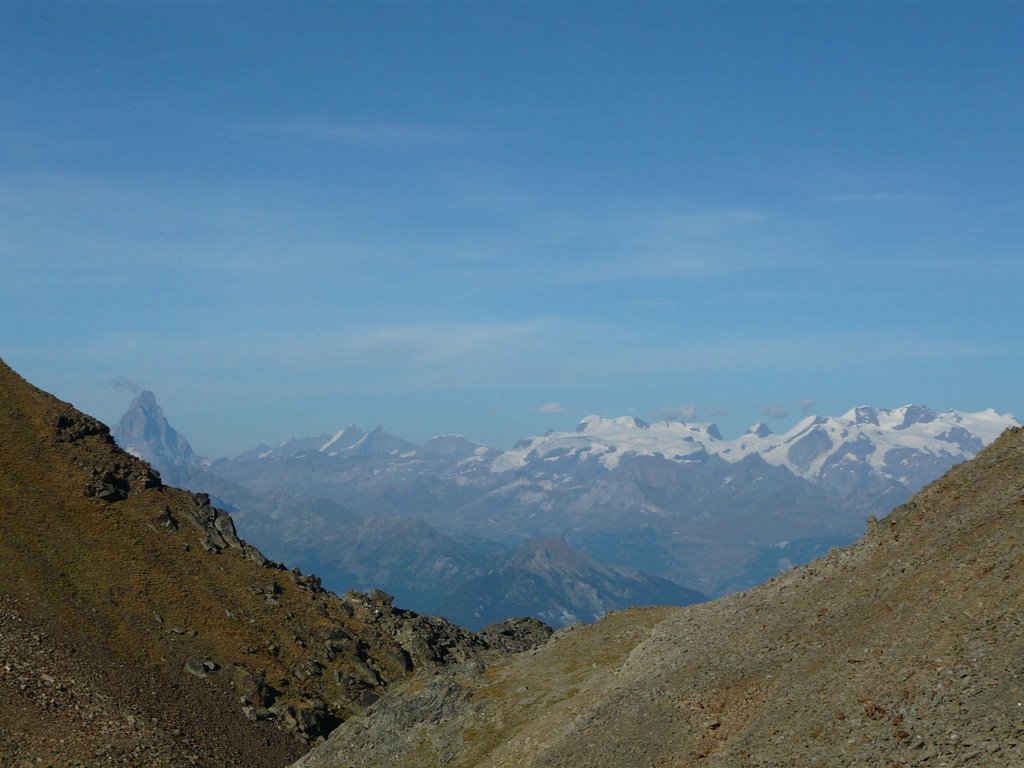 Cervino&Rosa visti dal Col Carrel by Andrea Nevache