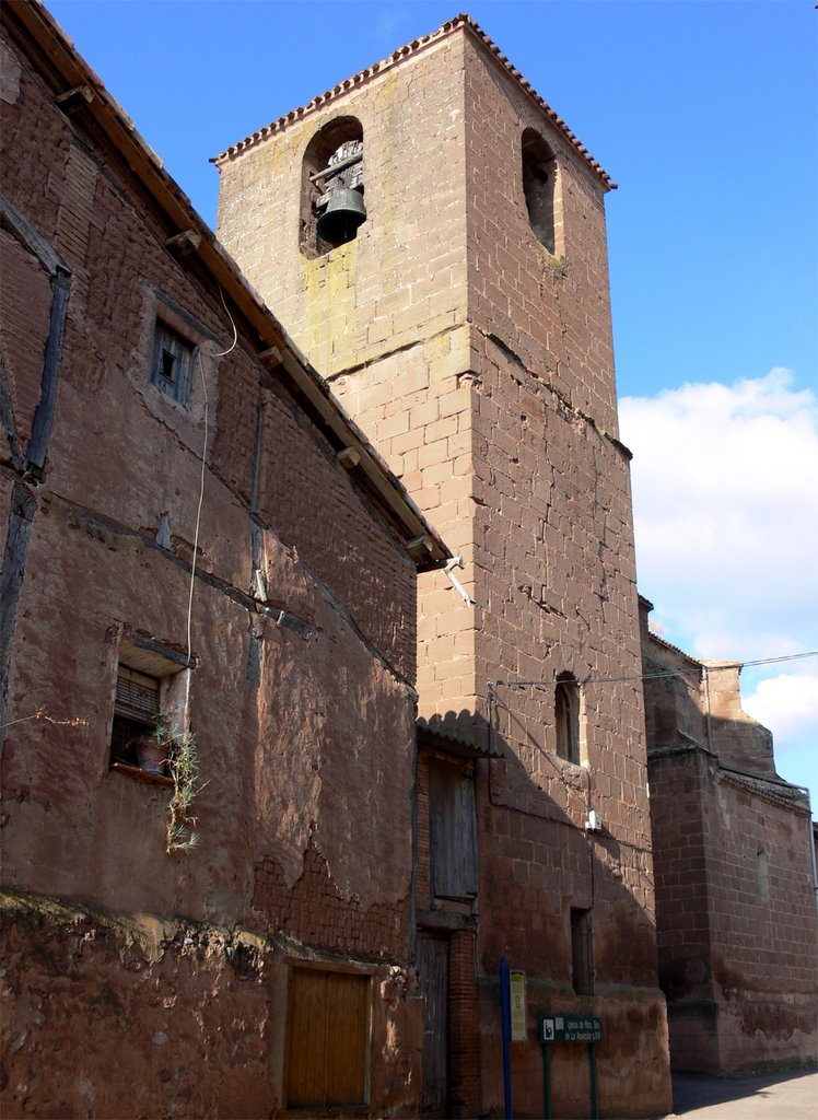 MANJARRÉS (Valle del Najerilla-La Rioja). 05. 2008. Iglesia de la Asunción (sXVI). by Carlos Sieiro del Nido