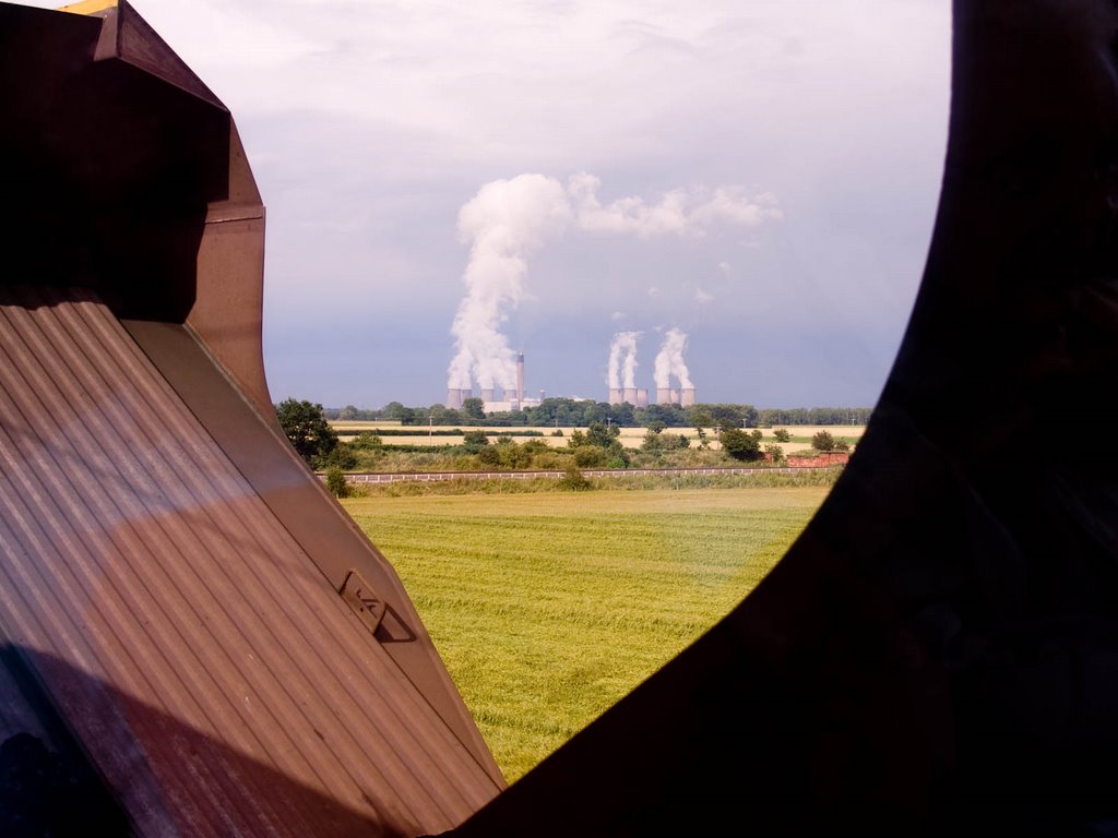 Drax and the Coal Train from Little Heck by MockCyclist