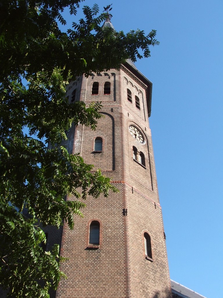 Clocktower, R.K. Church, Jacobus de Meerderekerk, Schiedam by Miek37