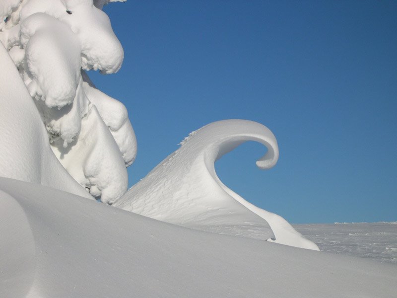 La "vague de neige" du Mont Lozère by Vincent Lhermet