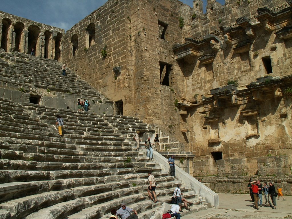 Im Aspendos-Theater by Frank Pustlauck