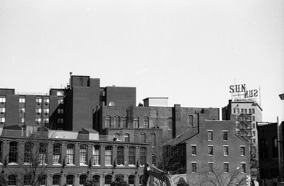 Lowell Skyline, view from the end of Jackson Street by Jessica Hosman