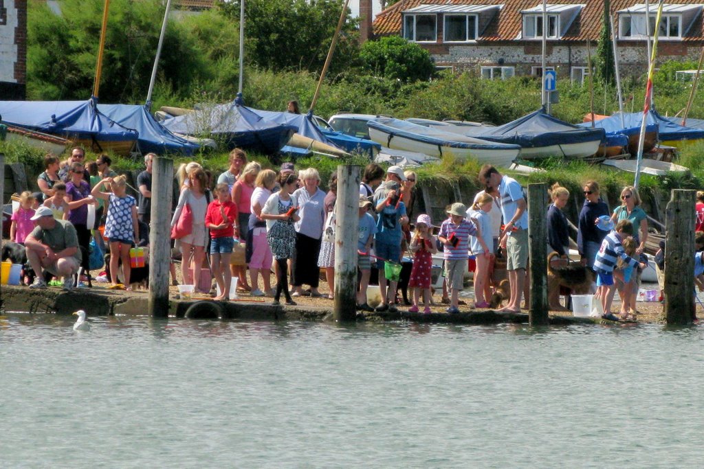 Waiting for the Ferry - Burnham Overy Staith by Nick.luxemburg