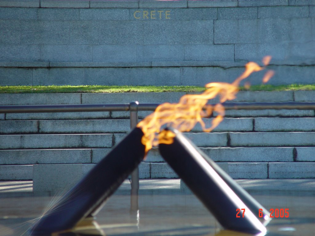 Perth War Memorial Anzac Battle of Crete by A Greek Somewhere