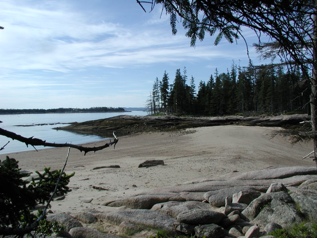 The Sand Bar at Barred Island, Deer Isle, Maine by BoulderTraveler