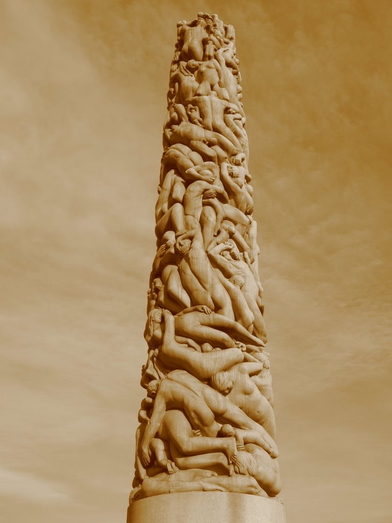 Monolith (sepia) by Stuart Goodman